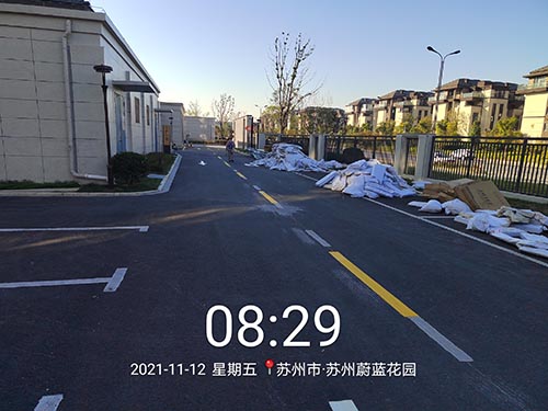 蘇州道路標(biāo)線冷漆多少錢一平？道路劃線價(jià)格多少一米？